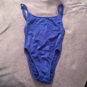 Retro style one piece swim